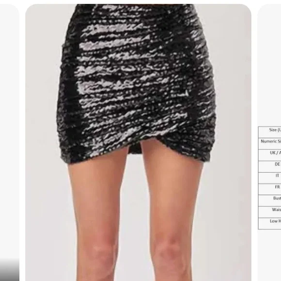 Ronny Kobo black mini skirt - Picture 4 of 6